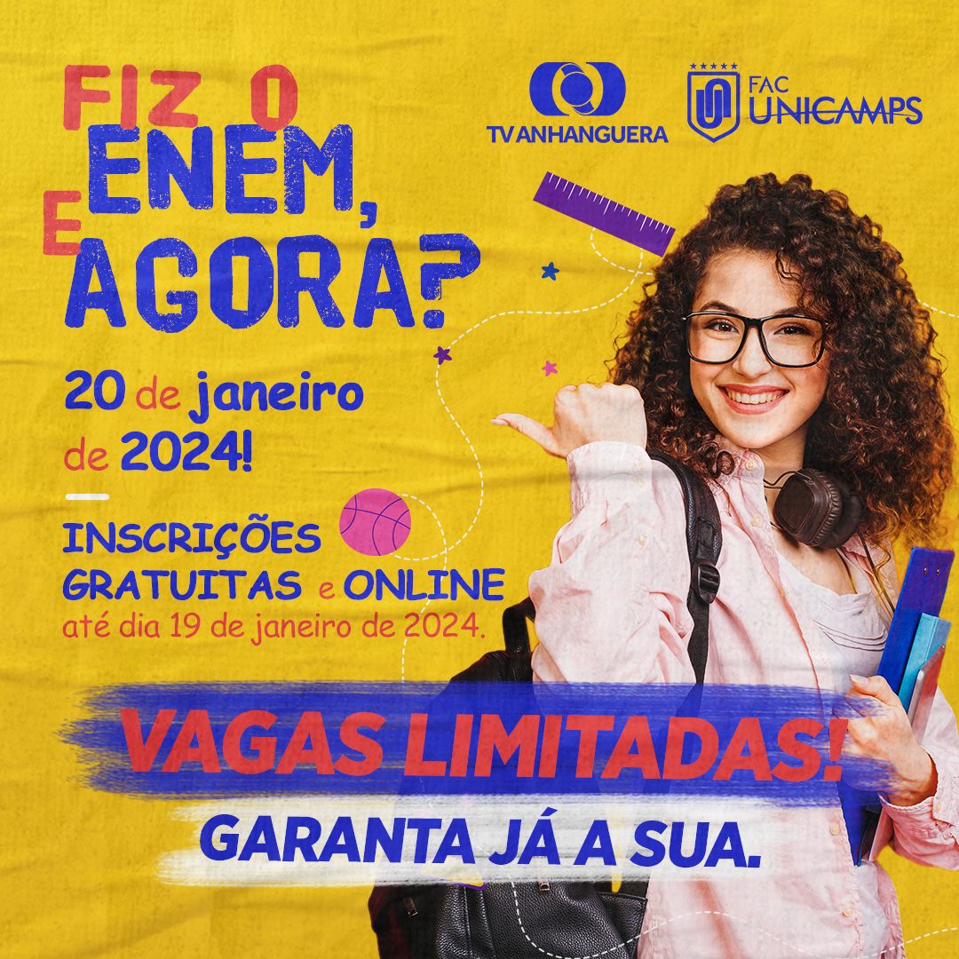 Fiz Enem E Agora Facunicamps E Tv Anhanguera